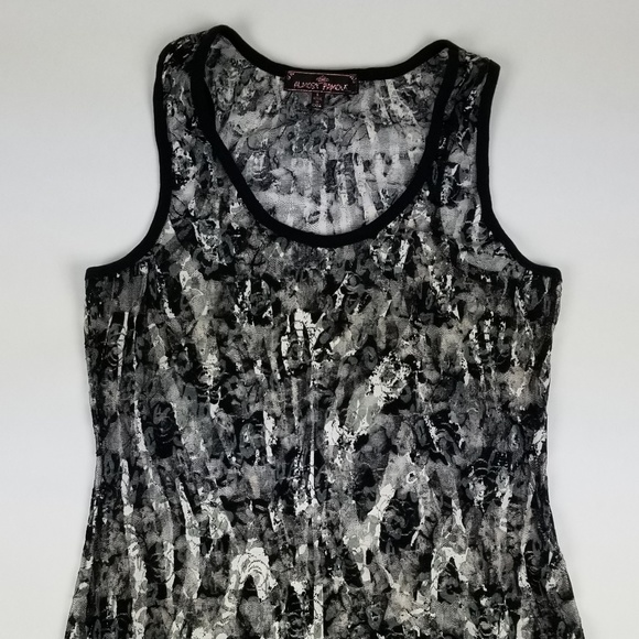 Almost Famous Animal Print Sheer Tank Top - Picture 1 of 6